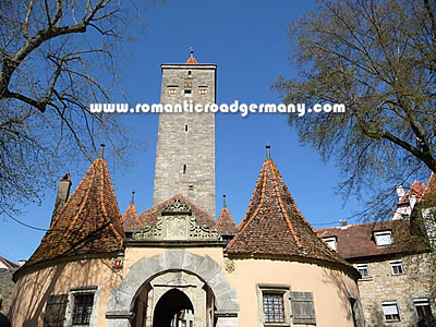 The Burgtor (Castle Gate) in Rothenburg