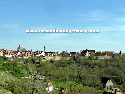 View of Rothenburg ob der Tauber