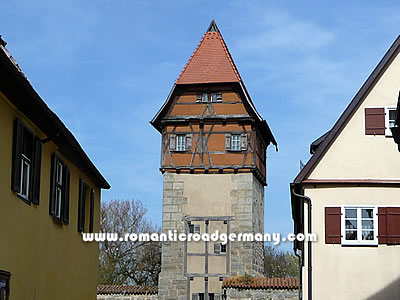 The Bäuerlin Tower in Dinkelsbühl